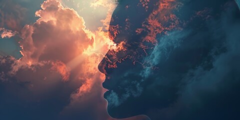 Wall Mural - heaven sky background