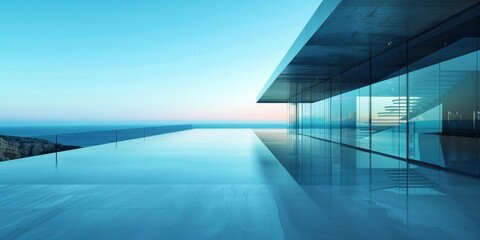 Wall Mural - glass minmalistic architectural forms