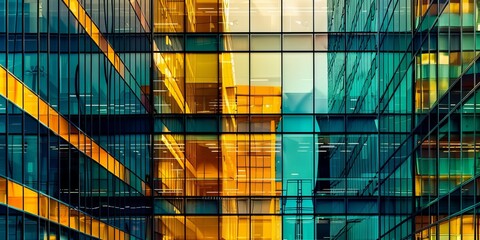 Wall Mural - glass minmalistic architectural forms