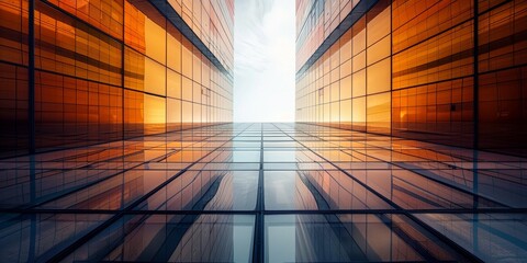 Wall Mural - glass minmalistic architectural forms