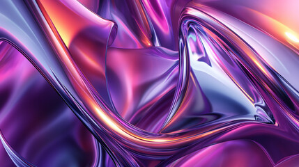 Poster - Futuristic Design Abstract Modern Illustration, 3D Render Background