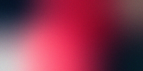 Aufkleber - Abstract Red and Black Gradient Background - Modern Vector Illustration for Design and Creative Projects. Color gradient plus grain, lofi concept banner with rough and grain texture