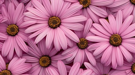 Canvas Print - pink flowers background 