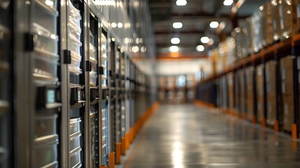 Poster - Specialized Logistics Facility for Perishable Goods Storage and Distribution