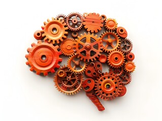 Poster - Mechanical Brain  A Conceptual Representation of the Intricate Mechanics of Thought and Engineering