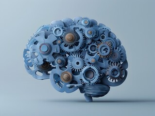 Poster - Gear Brain A Conceptual of the Mechanics of Thought and Intelligence