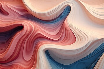 Aufkleber - Swirling colorful digital art A fluid mechanics background with turbulent flow patterns