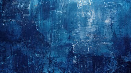 Wall Mural - Dark blue textured background with visible brush strokes and a rough surface