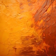 Sticker - orange oil paint background