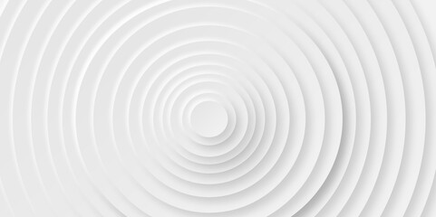 Abstract gray geometric modern circle background Neomorphs design. circle shape overlap design abstract Minimal style white neomorphism website banner, Vector business presentation background.