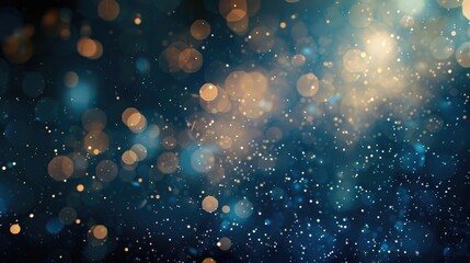 Poster - Abstract background with bokeh lights and stars Texture in an elegant style