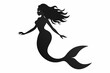© Trendy CraftSVG  - mermaid silhouette vector, mermaid svg, mermaid icon design
