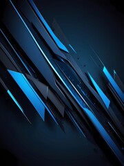 Abstract blue cyber slash geometric layer overlap design modern futuristic technology background