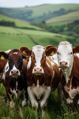 Canvas Print - these cows spend their days, and what are the benefits of free-range farming for animal welfare