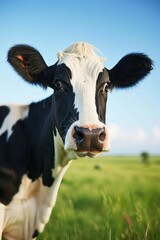 Canvas Print - farmers ensure the cows are healthy and happy while producing high-quality milk