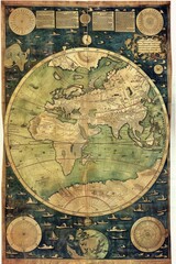 Canvas Print - different cultures and artists interpreted the world map in their unique styles