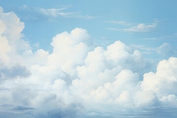 Wall Mural - Azure Canvases Clouds Framing the Sky.jpeg