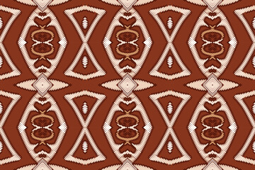 Ethnic Aztec fabric carpet mandala ornament native boho chevron textile.Geometric African American oriental traditional vector illustrations. Embroidery style.