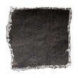 © wachiwit - Torn black square shaped newspaper