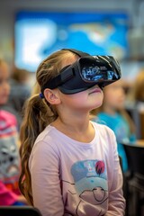 Poster - VR provide immersive learning experiences, and what are the potential benefits and drawbacks of its widespread adoption