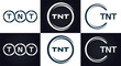 © MdRakibul - TNT logo. T N T design. White TNT letter. TNT, T N T letter logo design. T N T letter logo design in GOLD, GOLDEN LOGO, THREE, style. letter logo set in one artboard. T N T letter logo vector design.