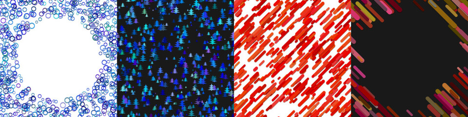 Poster - Abstract geometric background collection