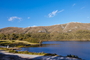 Wall Mural - Lake Pedder Landscape in Tasmania Australia