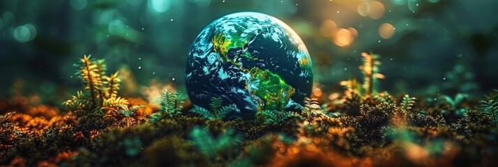 Wall Mural - Earth in Nature's Embrace