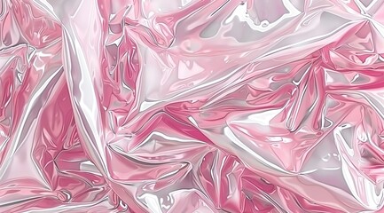 Canvas Print - pink silk background