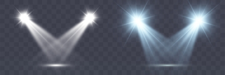 Aufkleber - Realistic spotlights for lighting.Equipment for illumination.	
