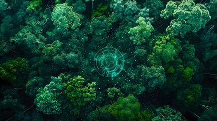 Poster - ai enhanced forest management monitoring wildlife and resource use for sustainable practices