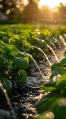 Poster - ai powered water management optimizing irrigation and resource use in sustainable agriculture