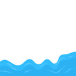 © AKEH ELEMENT - Blue wave Water flat vector