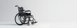 © boyhey - wheelchair isolation on white background