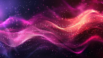 Poster - Technology Particle Abstract Background