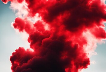 Wall Mural - smoke red abstract colours black color background texture wallpaper clouds