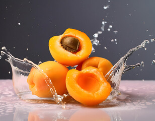 Apricot Radiance: Beautiful Liquid Explosion Pitcher, or enhancing your digital assets, this image is ideal for marketing, Traditional Festive Decorations