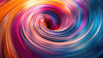 Poster - Vibrant swirls of abstract colors in motion