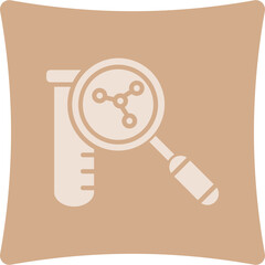 Sticker - Search Analysis Glyph Art Box Icon