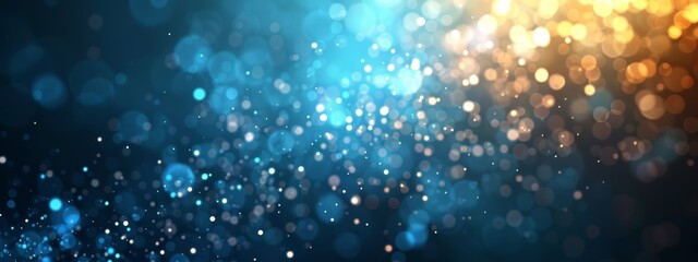 Two overlapping blue and yellow images - one in focus, the other slightly blurred