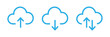 © ValGraphic - Cloud download and upload icon set