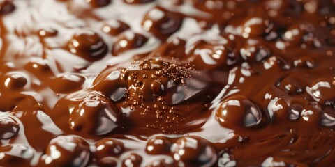 Canvas Print - Chocolate Covered Dessert Close Up