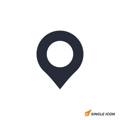 Poster - Location Pin icon vector illustration. Location Pin symbol isolated on white background.