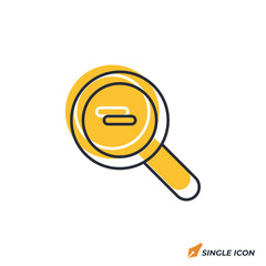 Poster - Zoom Out icon vector illustration. Zoom Out symbol isolated on white background.