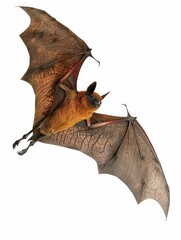 Wall Mural - Large Bat Flying Through Air