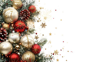 Wall Mural - christmas background on a transparent background