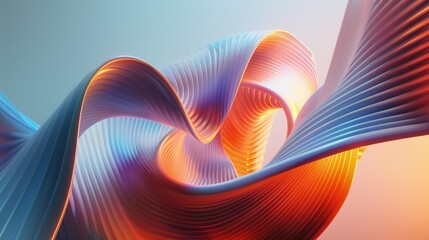 Poster - A close-up view of a vibrant and abstract design