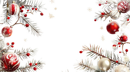 Wall Mural - christmas background on a transparent background