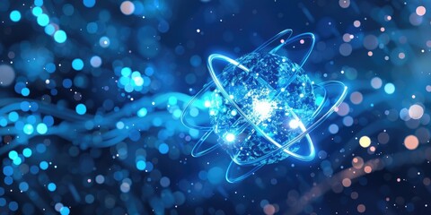 Poster - A mysterious glowing object against a dark background