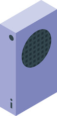 Poster - Portable speaker using latest technology with stylish design playing audio content